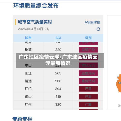 广东地区疫情云浮/广东地区疫情云浮最新情况